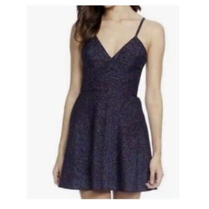 Cosmopolitan dress the population Elegant multicolor Sleeveless Dress SZ xs  NWT